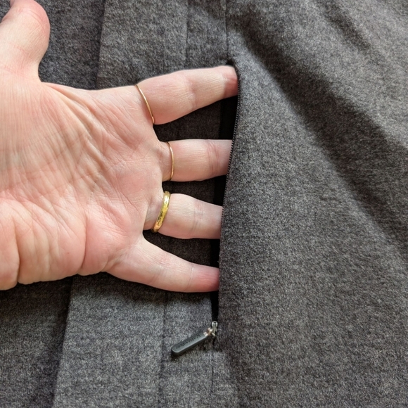 Icebreaker 380 Pure Plus Jacket Men's size Large Merino Lined Winter Coat Grey - Picture 12 of 16